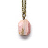 Rhodochrosite Gemstone Necklace - Coastal Collection