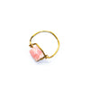 Rhodochrosite Wire Ring - Coastal Collection