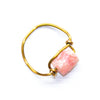 Rhodochrosite Wire Ring - Coastal Collection