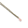 Rose Quartz Anklet - Raw Crystal Jewelry