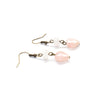 Rose Quartz Heart Earrings