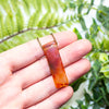 Up close carnelian necklace