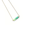 Peruvian Opal Bar Necklace