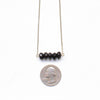 Black Agate Bar Necklace