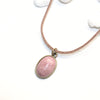 Rhodonite Gemstone Choker - Vegan Jewelry