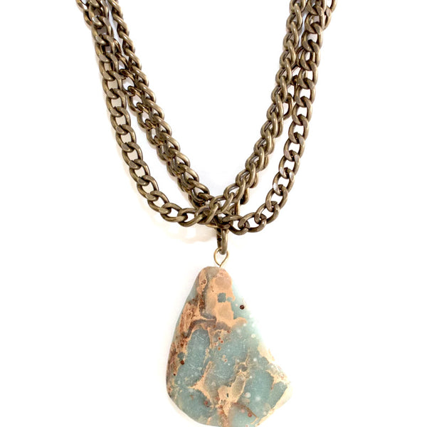 Snakeskin Jasper Choker - Natural Gemstone Jewelry