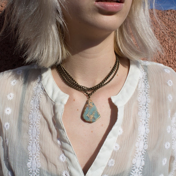 Snakeskin Jasper Choker - Natural Gemstone Jewelry