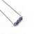 Sodalite Bar Necklace - Natural Gemstone Jewelry