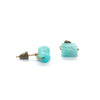 amazonite post earrings