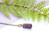 Tiny Amethyst Necklace