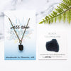 Tiny Black Tourmaline Necklace