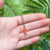 Tiny Carnelian Necklace size