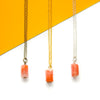 Tiny Carnelian Necklace options