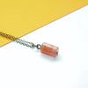 Tiny Carnelian Necklace side