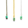 Tiny Chrysoprase Necklace