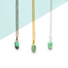 Tiny Chrysoprase Necklace