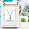 Tiny Peridot Necklace