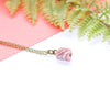 Tiny Rhodochrosite Necklace