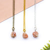 Tiny Sunstone Necklace options