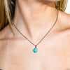 Tiny Turquoise Necklace