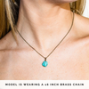 Tiny Turquoise Necklace