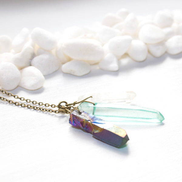Raw Crystal Necklace - Raw Crystal Jewelry