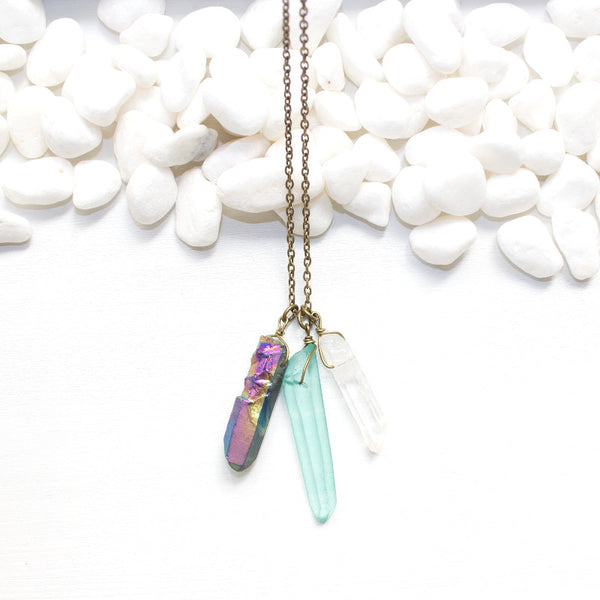Raw Crystal Necklace - Raw Crystal Jewelry