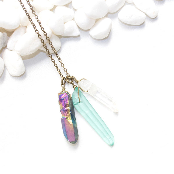 Raw Crystal Necklace - Raw Crystal Jewelry