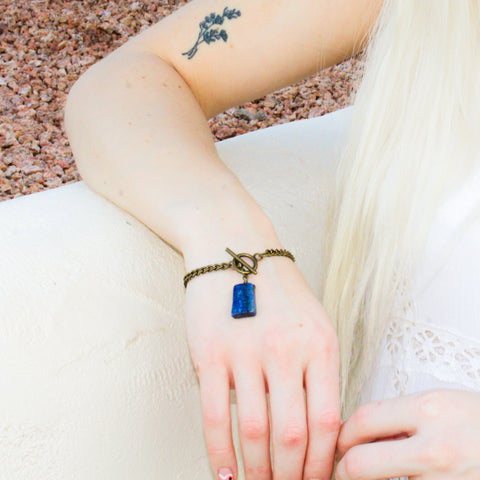 Lapis Lazuli Toggle Bracelet