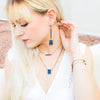 Lapis Lazuli Geometric Necklace