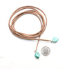 Turquoise Gemstone Wrap - Vegan Jewelry