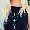 Turquoise Gemstone Necklace - Natural Gemstone Jewelry
