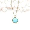 Turquoise Gemstone Necklace - Natural Gemstone Jewelry