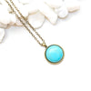 Turquoise Gemstone Necklace - Natural Gemstone Jewelry