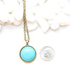 Turquoise Gemstone Necklace - Natural Gemstone Jewelry