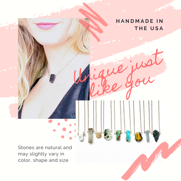 Dainty Black Tourmaline Necklace
