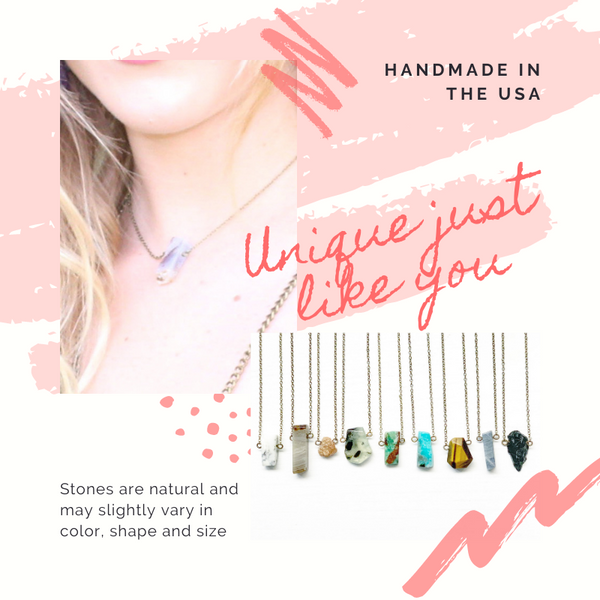 Dainty Agate Necklace