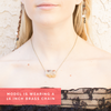 Mini Citrine Slice Necklace
