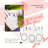 Crystal Quartz Druzy Stretch Bracelet