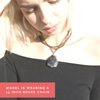 Labradorite Choker - Triple Chain