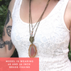 Fox and Agate Necklace