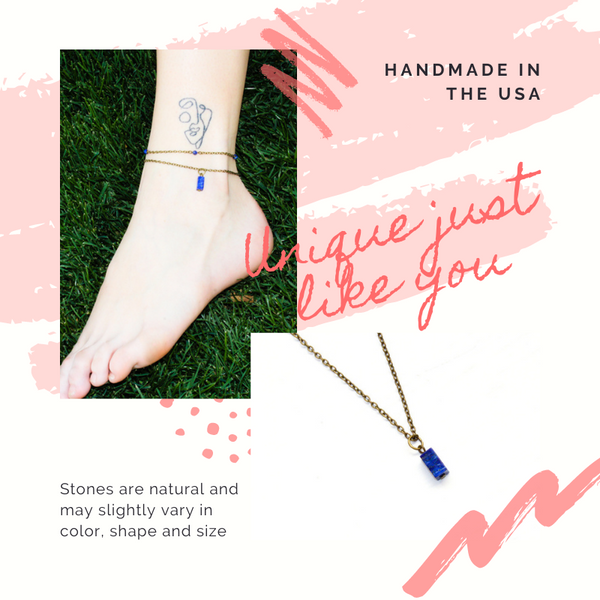 Lapis Lazuli Anklet