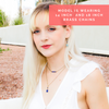 Dainty Lapis Lazuli Bar Necklace