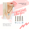 Aquamarine Toggle Necklace
