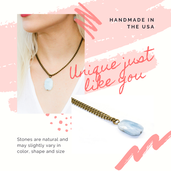 Aquamarine Short Necklace