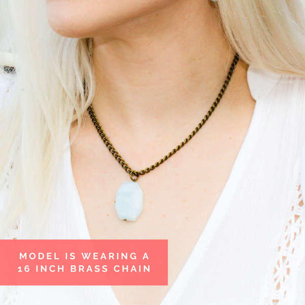 Aquamarine Short Necklace