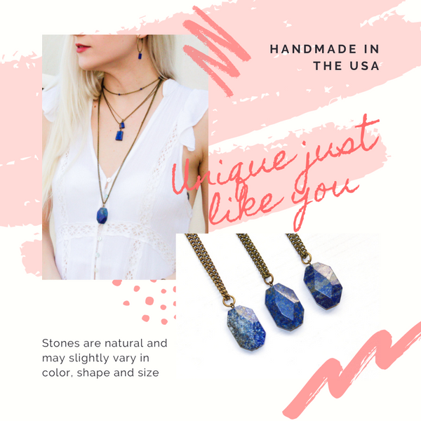 Lapis Lazuli Long Necklace