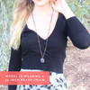 Large Raw Amethyst Necklace - Asteroid Necklace